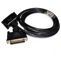 Cable Personalizado DB25 Macho a Macho RS232 D-sub de 25 Pines para Impresora
