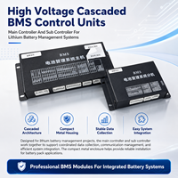 Contrôleur d'énergie au lithium industriel 144S EC-HV-MC1+EC-HV-SC8+écran LCD 4,3 pouces, BMS intelligent, intégration CAN RS485