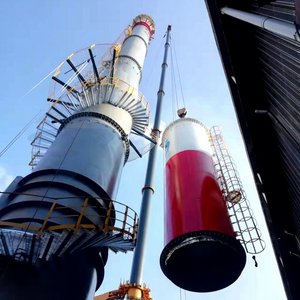 Cheminée industrielle autoportante en acier inoxydable durable <span class=keywords><strong>de</strong></span> 80 m pour les papeteries - Product Image 1