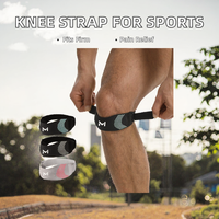 Sangle de soutien rotulien pour le soulagement de la douleur au genou, idéale pour la course et le basketball, avec double compression