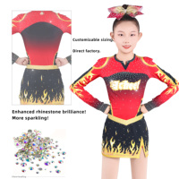 Tenue de cheerleading pour femmes ODM, col en V, paillettes scintillantes, contrôle des odeurs, couleur résistante