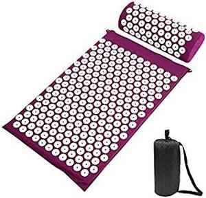 Acupressuurmat Voetmassage Acupunctuur <span class=keywords><strong>Mat</strong></span> Set En Kussen Massage Set Met Tas - Product Image 5