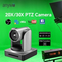 Système de visioconférence Anywii 20X Zoom optique PTZ 1080p HD USB/Audio, caméra de visioconférence pour diffusion en direct