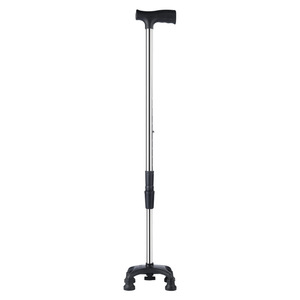 Canne télescopique en acier inoxydable Yishoufu, antidérapante, convertible de une à quatre pattes, pour personnes âgées, soutien à la mobilité, utilisation en extérieur - Product Image 2