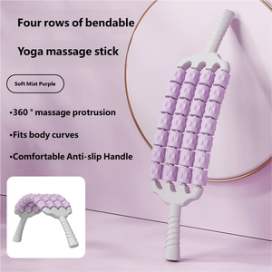 Rouleaux de <span class=keywords><strong>massage</strong></span> flexibles à quatre rangées avec fonction musicale pour le corps et les jambes - Product Image 2