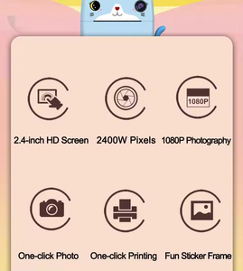 Hot Selling High-quality Educational Fun <b>Cartoon</b> Toy High-definition <b>Camera</b> Screen Cameras Safe Durable Build Children Daily Use - Product Image 6