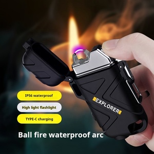 2025 allume-cigare <span class=keywords><strong>électronique</strong></span> étanche rechargeable Logo personnalisé <span class=keywords><strong>accessoires</strong></span> d'éclairage de Camping en plein air - Product Image 3