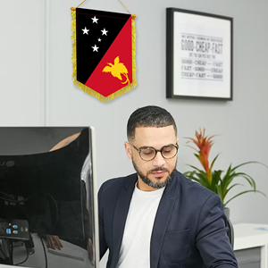 Mini 20x30cm Pennant Car Flags Papua New Guinea Wall Decor Display Accessories <b>Small</b> Ornaments for Hanging - Product Image 1