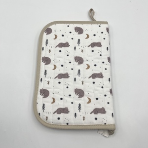 Porte-carte léger en polyester antivol Organisateur de <span class=keywords><strong>passeport</strong></span> de carte de <span class=keywords><strong>santé</strong></span> pour nouveau-né à la mode pour bébés - Product Image 2