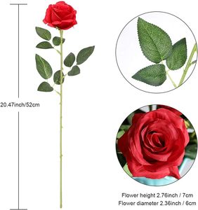 Fleur de pivoine réaliste de haute qualité, toucher hydratant, pour mariage, fête des mères, Saint-Valentin, décoration artisanale, rouge, vente en gros - Product Image 4