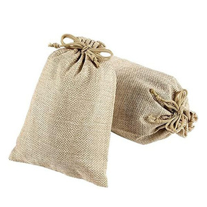 ถุงผ้าดิบหลากสีสำหรับงานคริสต์มาส งานแต่งงาน งานเลี้ยงฉลองวันหยุด ของขวัญ งานฝีมือ DIY สุดฮอต - Product Image 4