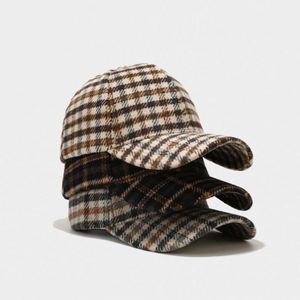 Gorra de Béisbol Retro Británica de Lujo en Pana para Hombre, Gorra Deportiva - Product Image 1