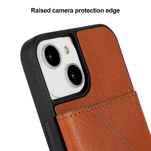 Affiano-cartera de cuero para teléfono móvil, funda cruzada de cuero con Soporte para tarjeta de crédito, para iPhone 14 - Product Image 2
