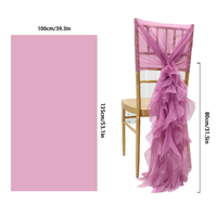 Romantique lait fil hôtel mariage Banquet chaise couverture volants chaise ceintures mariage chaise ceinture Banquet fête décor à la maison fournitures