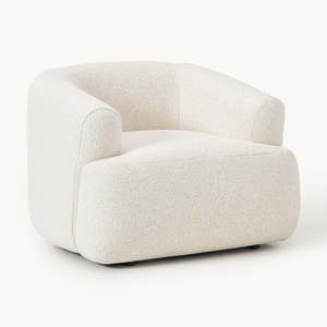 Sillón Individual Moderno Minimalista Tapizado <span class=keywords><strong>en</strong></span> Tela Suave con Estructura de Madera Sólida, Asiento para Descanso Diario <span class=keywords><strong>en</strong></span> Sala de Estar o Apartamento Pequeño - Product Image 4