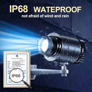 <span class=keywords><strong>Projecteur</strong></span> Gobo de logo LED en alliage d'aluminium étanche IP67 personnalisé pour l'extérieur verre de mariage décoratif de Noël - Product Image 3