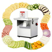 Compacte, lichtgewicht, gemotoriseerde groentesnijder 220V 6,2kg Laag geluidsniveau voor restaurants, fruitverwerkingsbedrijven, foodtrucks, mobiel gebruik
