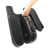 Vélo d'exercice portable pour la rééducation des jambes, mini-vélo elliptique réglable en vitesse à utiliser sous le bureau avec télécommande