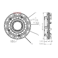 Moteur sans balais triphasé Nema 28 HEM-28BR05-6-02 6VDC 0,35W 16 pôles Classe E Certifié CE RoHS pour applications miniatures