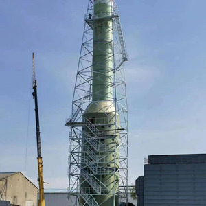 Fiberglass Desulfurization Tower Dw85 Complete Set Organic Waste Gas Treatment Equipment Environmental Protection Plant - Product Image 1