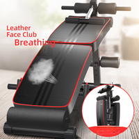 Banc de musculation pliable multifonctionnel Esang en métal avec inclinaison réglable et dispositifs de sécurité