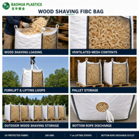 Sacs de grande capacité pour bois de chauffage 1500 kg, sacs de stockage de bois en maille ventilée, sacs Jumbo FIBC, traités anti-UV, réutilisables, résistants, Saco De Lena