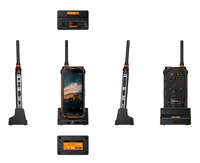 Téléphone portable double SIM durable avec écran tactile et radio UHF PTT pour l'industrie de l'énergie, processeur octa-core, réseau cellulaire CDMA