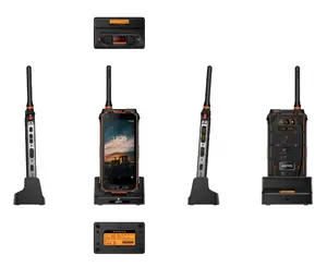 Android 8.1 VHF DMR UHF ทางไกลเครื่องส่งรับวิทยุโทรศัพท์