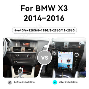 MOOKAKA Sistema de Navegación Inteligente, Unidad Principal Android de 12,1 Pulgadas para BMW X3 2014-2016, Reproductor Multimedia de DVD para Coche - Product Image 6