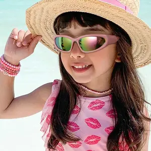 Fashion Personality FuturistIc Y2K Millennial Style Baby Kids Outdoor Sports Sun Glasses Technology Children's sunglasses Shades