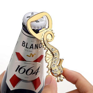 Ouvre-bouteille Seahorse en alliage de zinc, ouvre-bouteille pour bière, cadeau pour mariage, fête d'anniversaire - Product Image 1