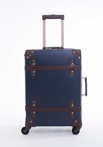 Ensemble Valise de Voyage à Roulettes <span class=keywords><strong>3</strong></span> Pièces en Similicuir Fait Main Vintage – Coffre Décoratif - Product Image 2