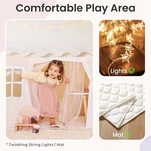 Tente de camping pliable en polyester pour enfants avec logo personnalisé, style jouet en peluche, pour usage intérieur et extérieur - Product Image 2