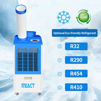 En Stock, Entrega Rápida, Enfriador de Aire Portátil con Compresor de 9000 BTU, 100V-240V, para Fábrica y Laboratorio