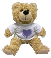 Ours en peluche personnalisé avec chemise blanche, logo personnalisé imprimé par sublimation, en polyester et coton PP