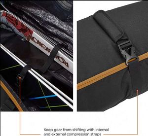 Muestra Gratuita, Bolsa de Transporte para Snowboard con Ruedas de Gran Capacidad, Bolsa para Esquí con Ruedas - Product Image 5