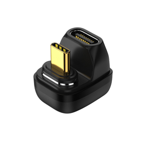 U-förmiger Thunderbolt 3 USB C zu Typ C 5A 100W Schnell lade konverter 8 K60Hz Magnetischer Daten adapter - Product Image 1