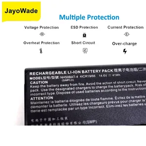 新的NH50BAT-4笔记本电脑电池，适用于Clevo NH70RAQ NH55EDQ NH50RA NH55RCQ NH58RDQ NH70RHQ NH58RCQ，适用于machenike T58，适用于<span class=keywords><strong>Sager</strong></span> NP6875 - Product Image 4