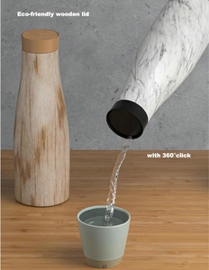 ขวดสเตนเลสสตีล24ชั่วโมงเคลือบผงเก็บความเย็นและร้อน500มล. - Product Image 4
