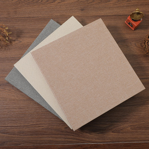 Album <span class=keywords><strong>photo</strong></span> personnalisé en lin auto-adhésif <span class=keywords><strong>DIY</strong></span>, grande capacité, fait main, cadeau créatif pour la famille - Product Image 3