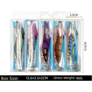 Precio al por mayor: Señuelo de pesca <span class=keywords><strong>Egi</strong></span> de 134 mm y 39 g, 5 colores, de madera luminosa biónica con anzuelo de paraguas, para agua salada, para pulpo y camarón - Product Image 6