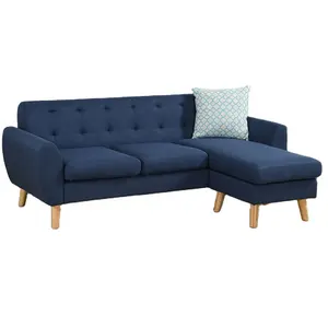 Muebles de Sofá, Sofá Cama de Tela Italiana de Lujo, Conjunto de Sofá Cama Seccional Moderno con Funda Extraíble, 50 Conjuntos de Tela de Primera Calidad - Product Image 1