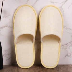 Zapatillas modernas de lona de alta calidad y bajo coste para hotel, baratas pero elegantes al por mayor - Product Image 2