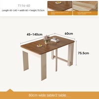 Rechteckiger Esstisch aus massivem Holz für 10 walnuss farbene Teleskop klapp designs für kleine Wohnungen und Wohnzimmer