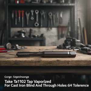 Ttake Ta1102 Tap Vaporized For Cast Iron <b>Blind</b> And Through Holes 6H Tolerance - Product Image 3