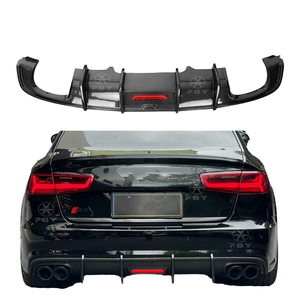 2012 2018 AUDI <span class=keywords><strong>A6</strong></span> C7 C7.5 S6 Sedan phía sau thân cây Spoiler bội highkick cánh sợi Carbon Điều kiện Mới mô hình 2012 2013 2018 - Product Image 3