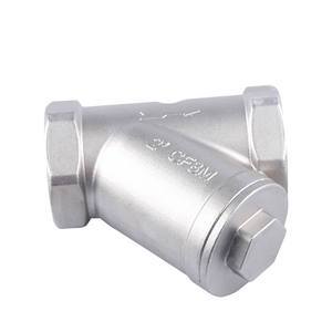 304 Stainless Steel GL11W-16P Internal Threaded <b>Filter</b> ZG with <b>Filter</b> <b>Mesh</b> for Industrial Filtration - Product Image 1