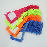 Balai serpillière à tête plate, lingettes de rechange, nettoyage de sol, réutilisable, en microfibre, anti-poussière, 10 pièces
