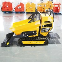 KOSTENLOSER VERSAND Automatischer Manueller Mini-Raupendumper Hydraulischer Muldenkipper Multifunktionaler Raupenkipper