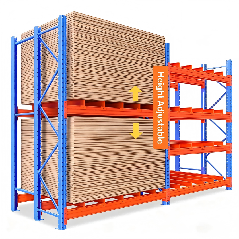 Thickened Heavy Duty High Rise Steel Multi-Level Pallet Rack Industrial ...
